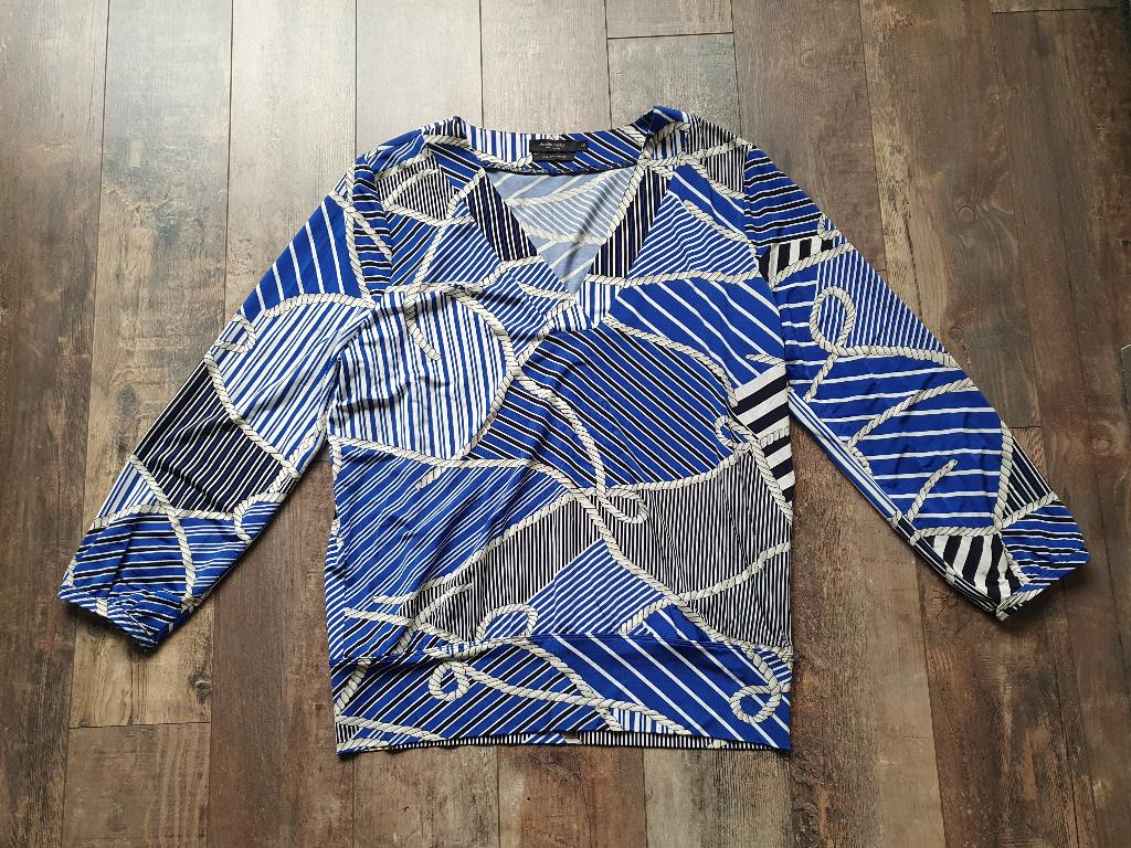 Claudia Strater tuniek, maat 38., Kleding | Dames, Blouses en Tunieken, Maat 38/40 (M), Blauw, Ophalen of Verzenden, Zo goed als nieuw