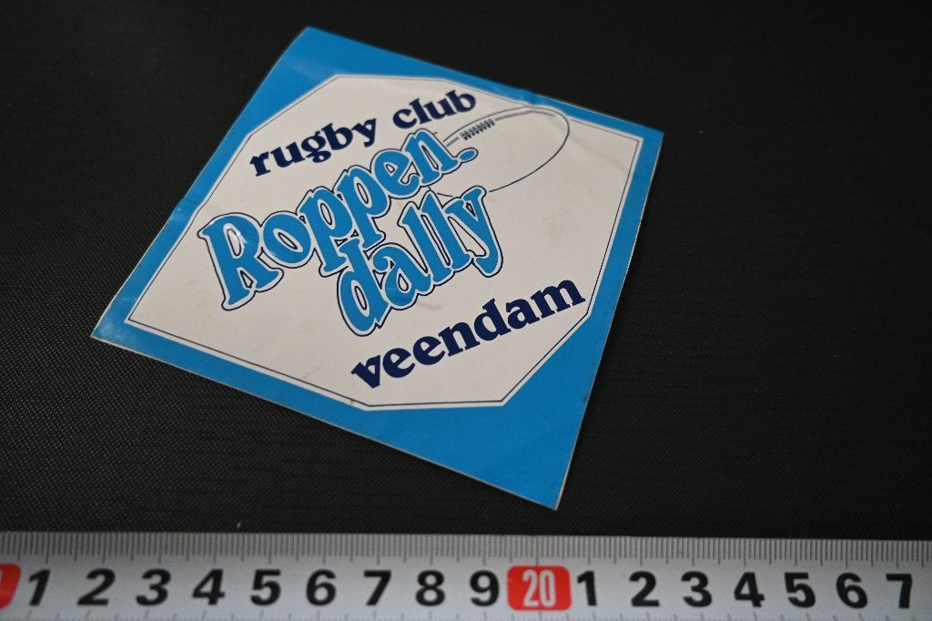 sticker veendam Rugby club ROPPEN - DALLY, Verzamelen, Ophalen, Zo goed als nieuw