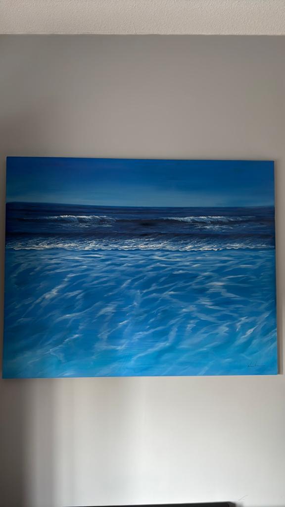 Schilderij zee, Antiek en Kunst, Ophalen