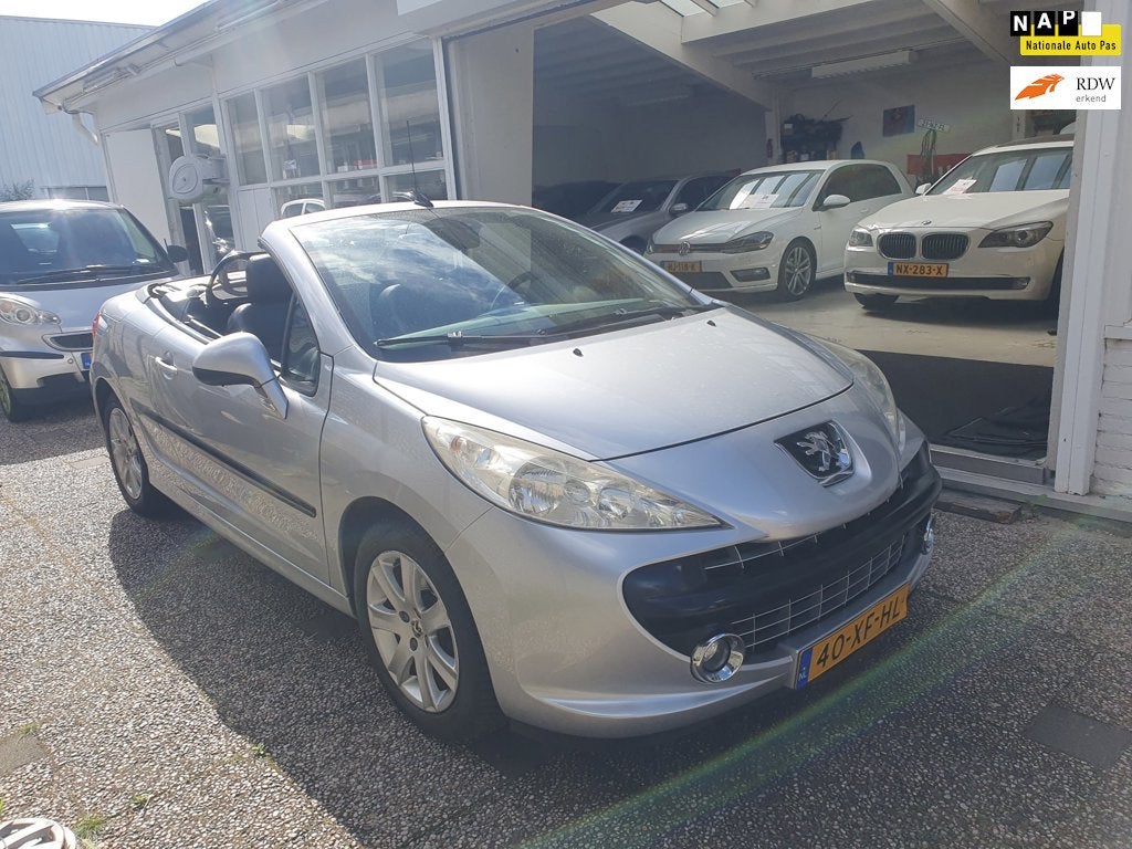 Peugeot 207 CC 1.6 VTi Première met airco Inruil Mogelijk, Voorwielaandrijving, Gebruikt, 4 cilinders, Cabriolet