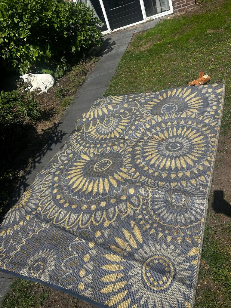 Gratis groot buitenkleed van Intratuin, Ophalen, Gebruikt, 200 cm of meer, Grijs