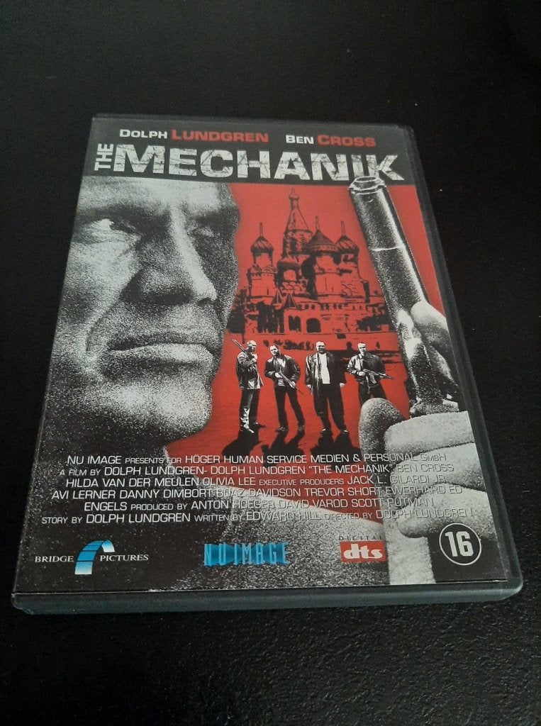 The mechanik, Dolph Lundgren, Ben Cross, Olivia Lee!, Vanaf 16 jaar, Ophalen of Verzenden, Gebruikt, Actie