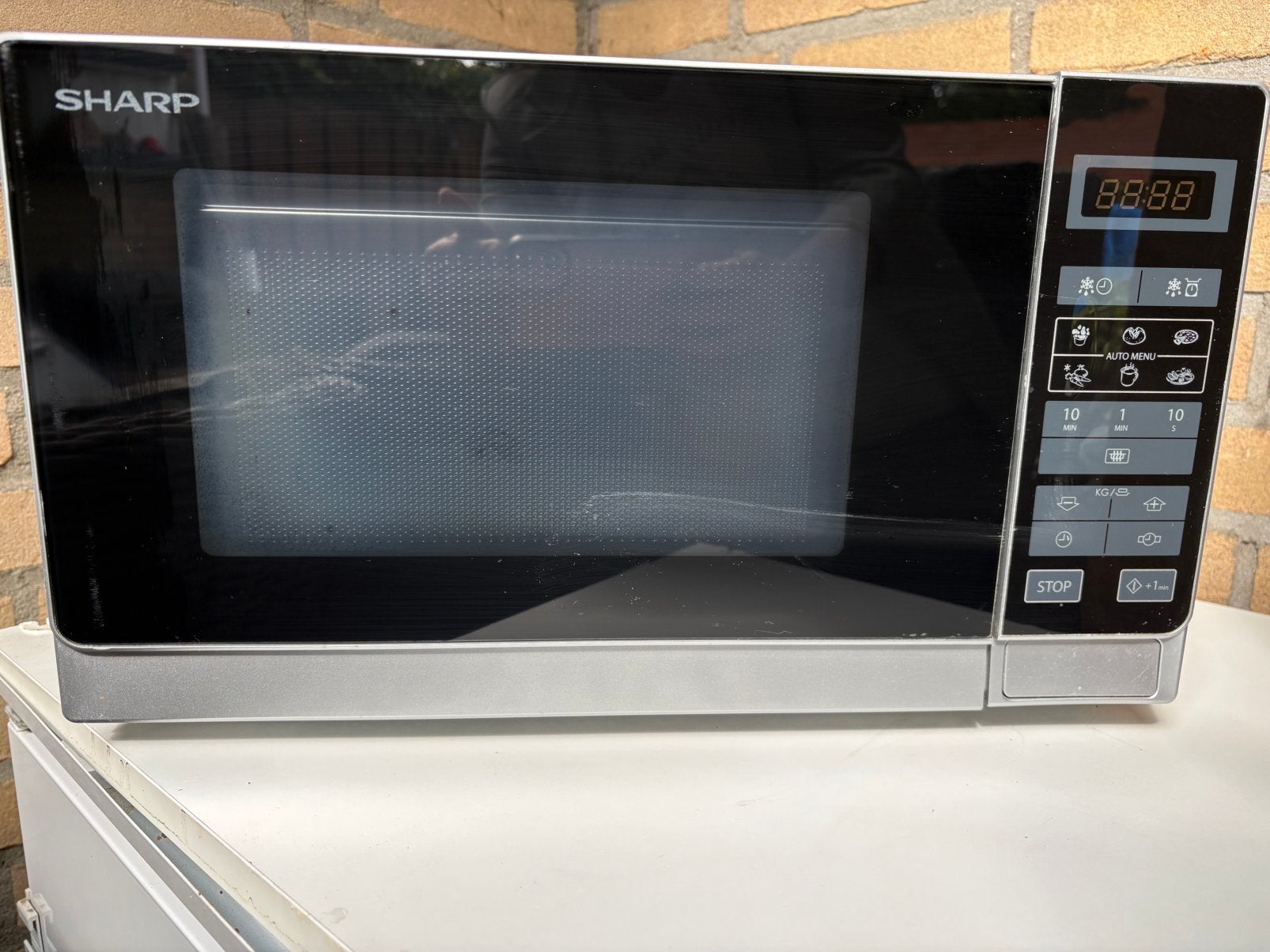Sharp magnetron, Ophalen, Gebruikt