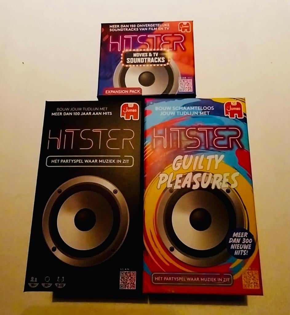 Hitster Original | Guilty Pleasures en Movie’ s - ophalen, Hobby en Vrije tijd, Gezelschapsspellen | Bordspellen, Jumbo, Jumbo