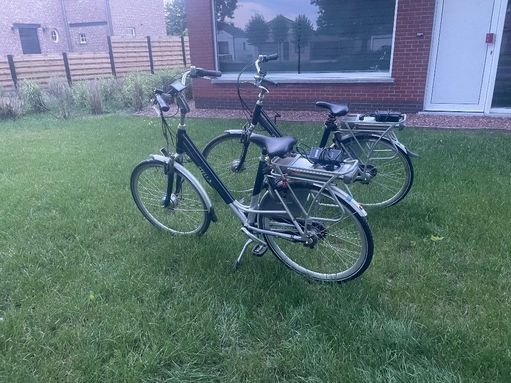 2 elektrische fietsen merk Stella te koop, Ophalen, Zo goed als nieuw, 50 km per accu of meer, Overige merken