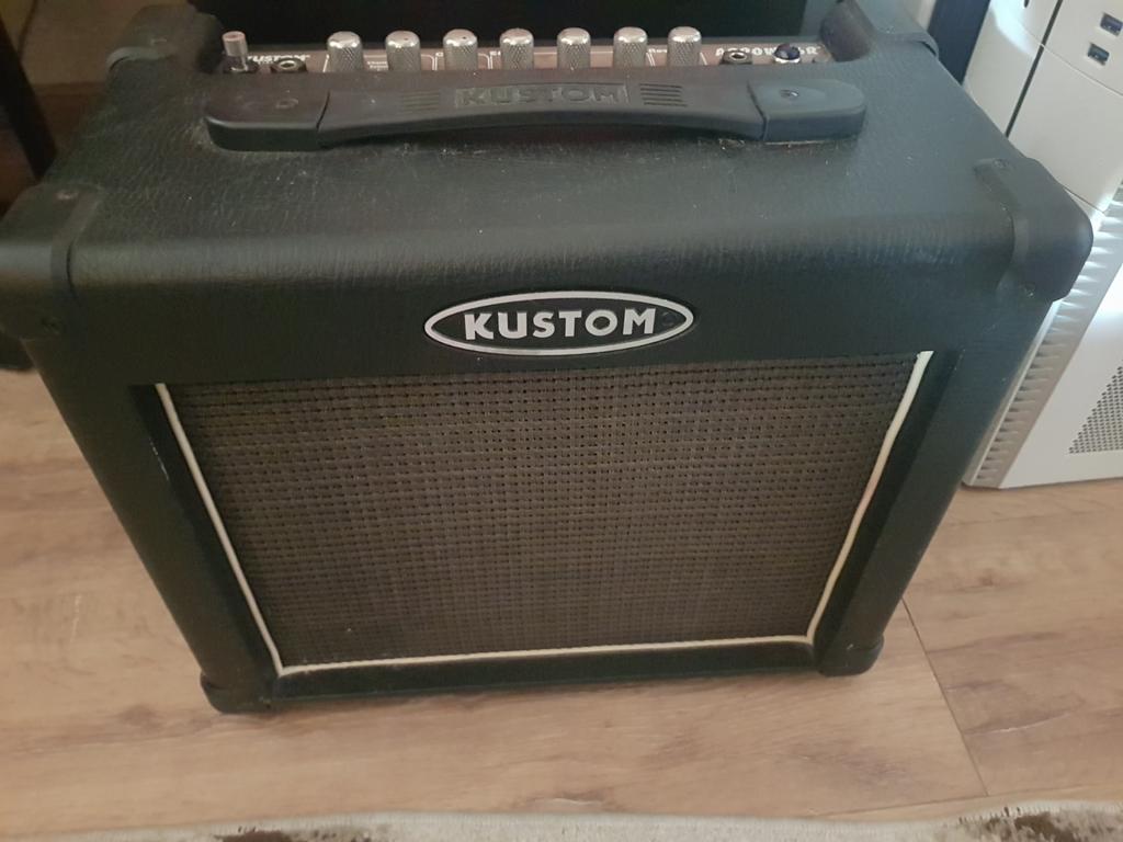 Mooie Vintage Kustom Gitaarversterker - Compact & Krachtig, Ophalen of Verzenden, Gebruikt, Gitaar, Minder dan 50 watt