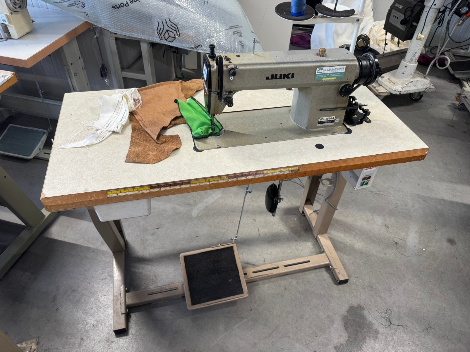 Industriele naaimachine juki rechtstik nieuwe stille motor, Hobby en Vrije tijd, Overige merken, Gebruikt, Juki, Ophalen of Verzenden