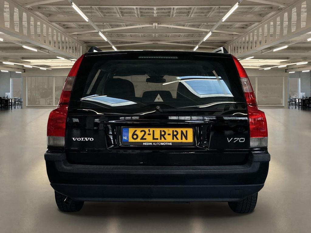 Volvo V70 2.4 nieuwe apk +garantie.., Voorwielaandrijving, Stof, Elektrische ramen, Zwart