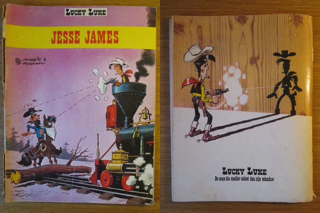 Lucky Luke - Jesse James (De Geïllustreerde Pers, SC), Eén stripboek, Ophalen of Verzenden, Gelezen, Morris & Goscinny