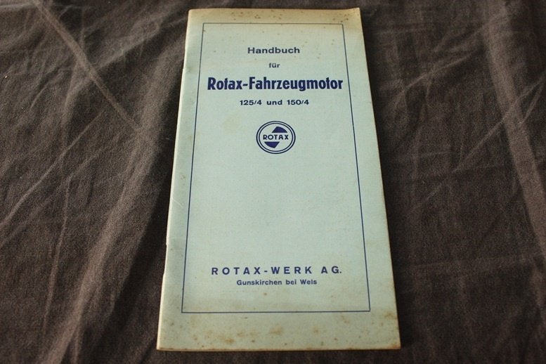 Rotax 125cc 150cc 4 gang fahrzeugmotor handbuch FAMO, Ophalen of Verzenden, Overige merken