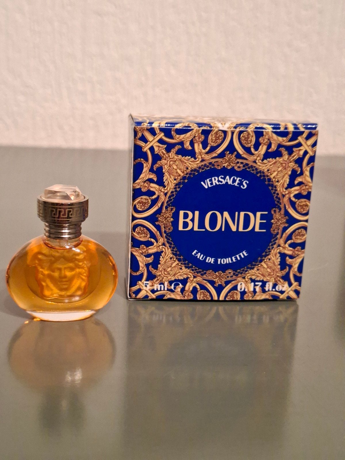 Versace  - Blonde - EdT - 5ml, Ophalen of Verzenden, Zo goed als nieuw, Miniatuur