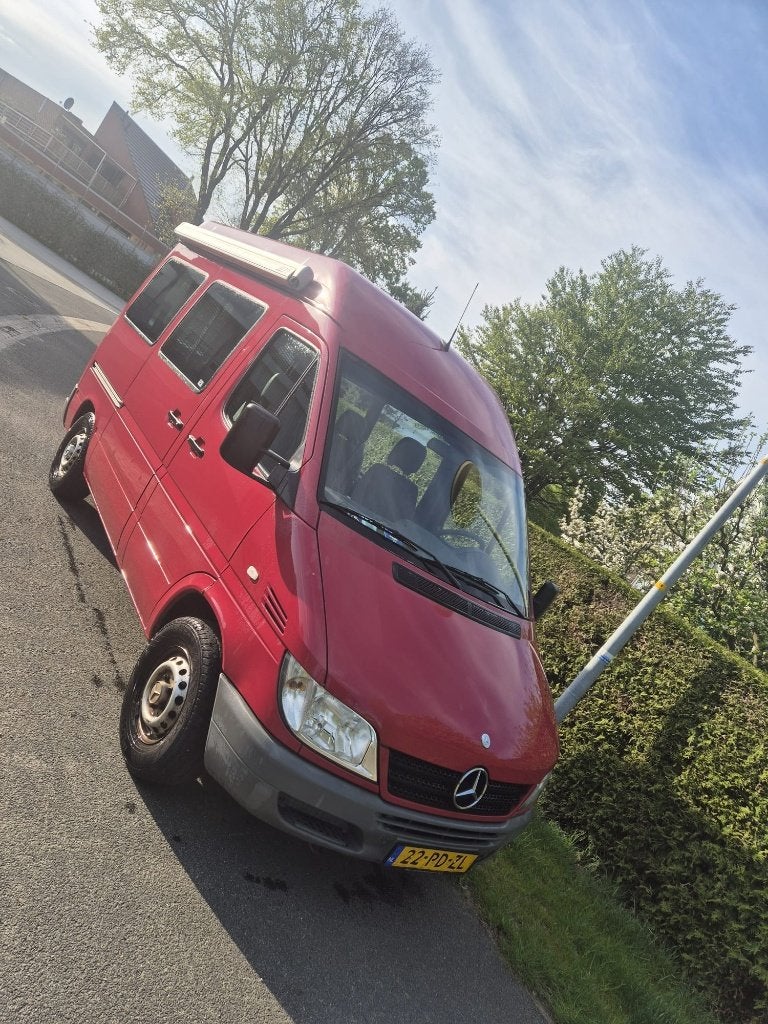 Mercedes-Benz Sprinter Combi 2.1 213 CDI Combi AUT 2004 Rood, Auto's, Mercedes-Benz, Particulier, Sprinter Combi, ABS, Airbags