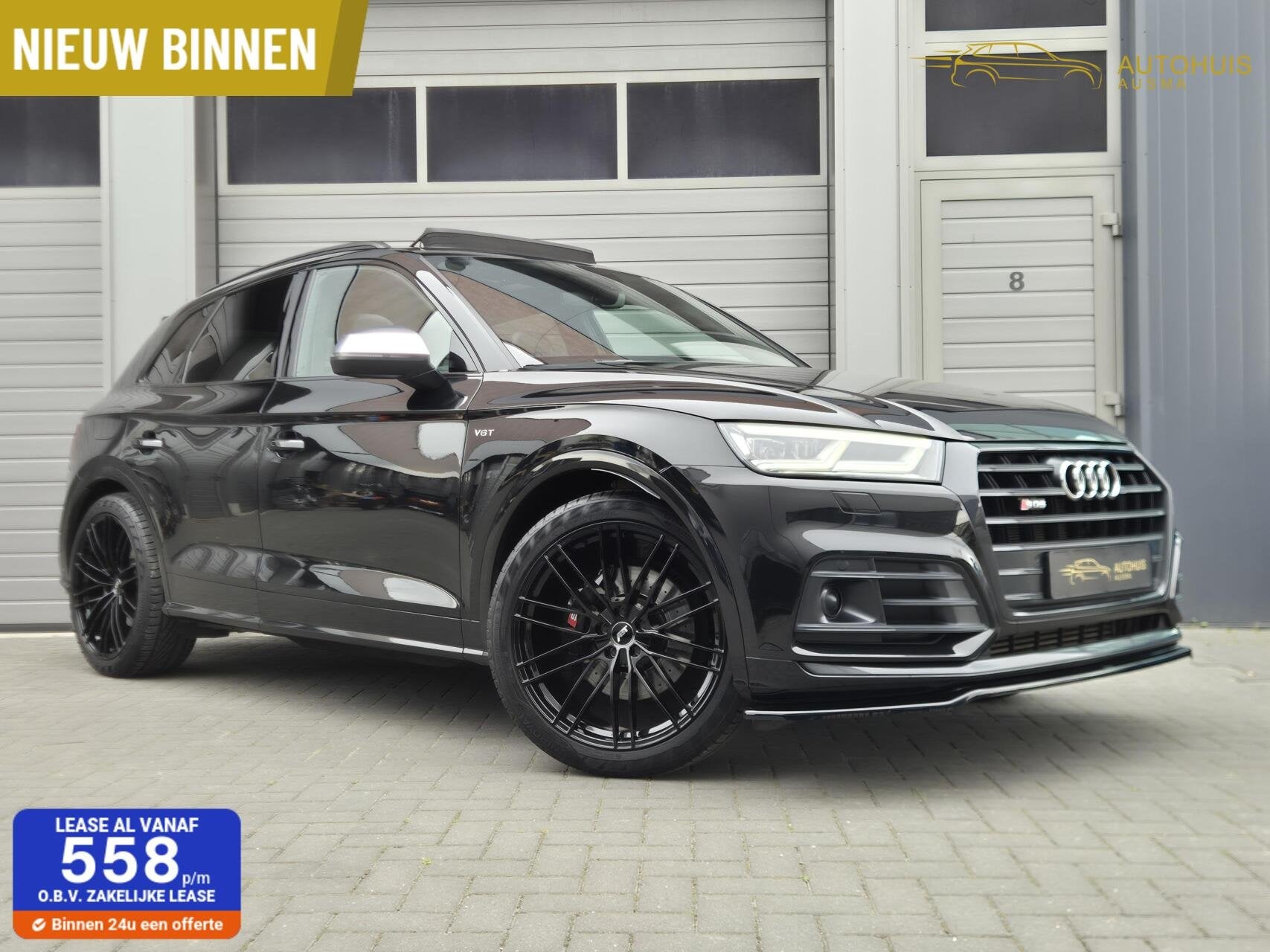 Audi SQ5 3.0 TFSI SQ5 quattro 355PK/ABT/Lucht/Trekhaak/Pano/, Auto's, Audi, Automaat, Gebruikt, 2995 cc, Met garantie (alle)