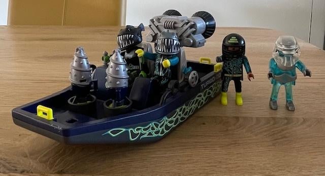 Playmobil Shark Team boot, Ophalen, Gebruikt, Los playmobil