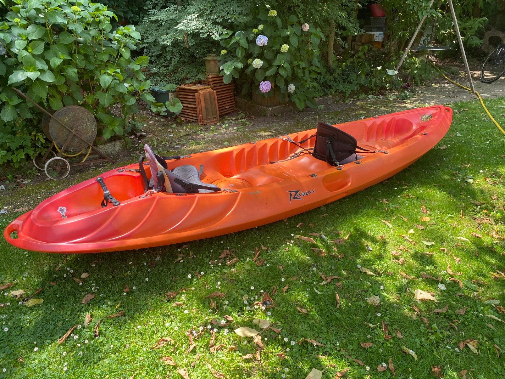 Zeer stabiele Robson sit-on-top kajak, 2-3 personen, Watersport en Boten, Ophalen, Gebruikt, Twee personen, Kajak