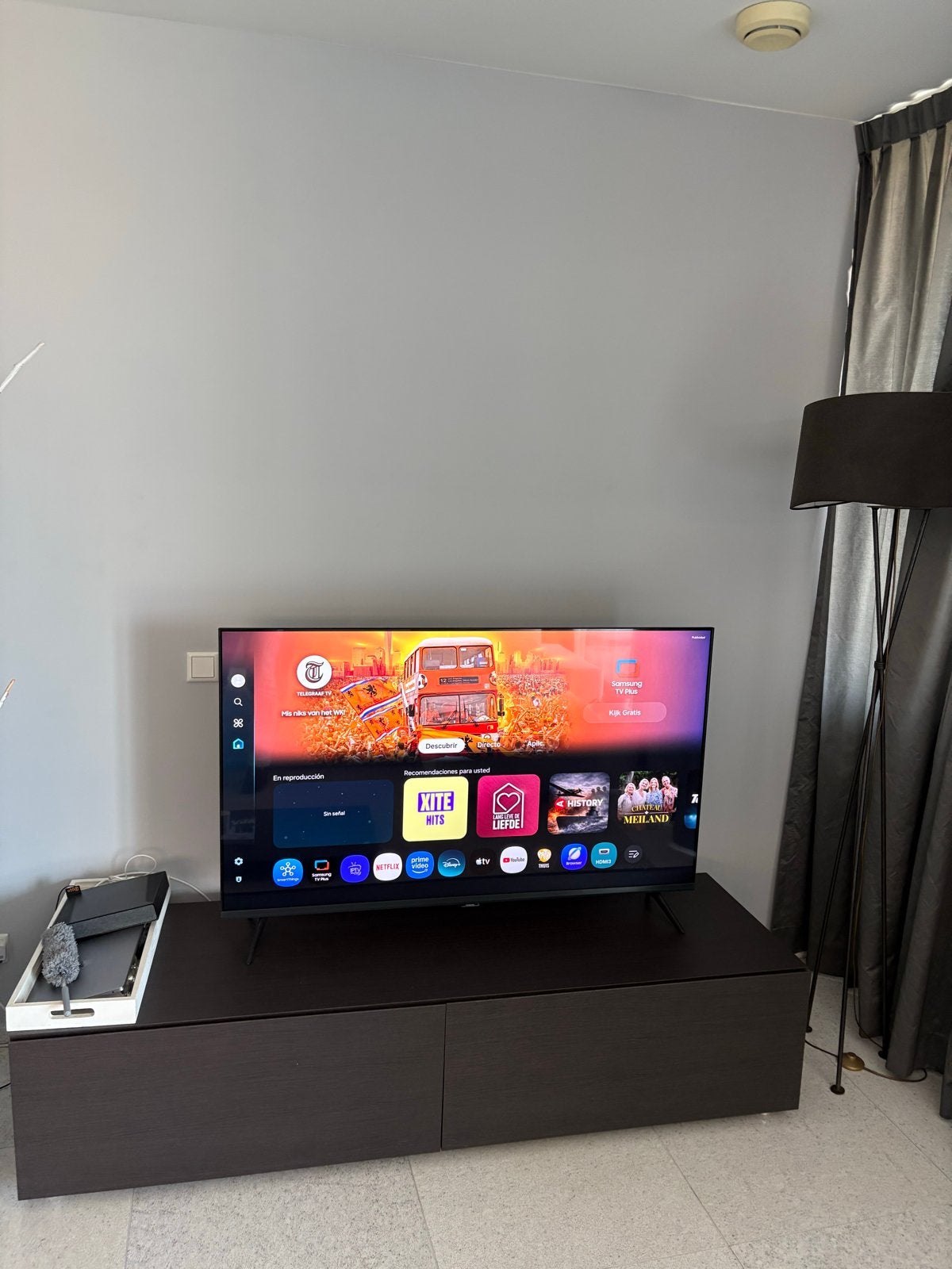 Samsung UE55CU7020 55 inch 4K Smart TV, Ophalen, LED, 50 Hz, Zo goed als nieuw