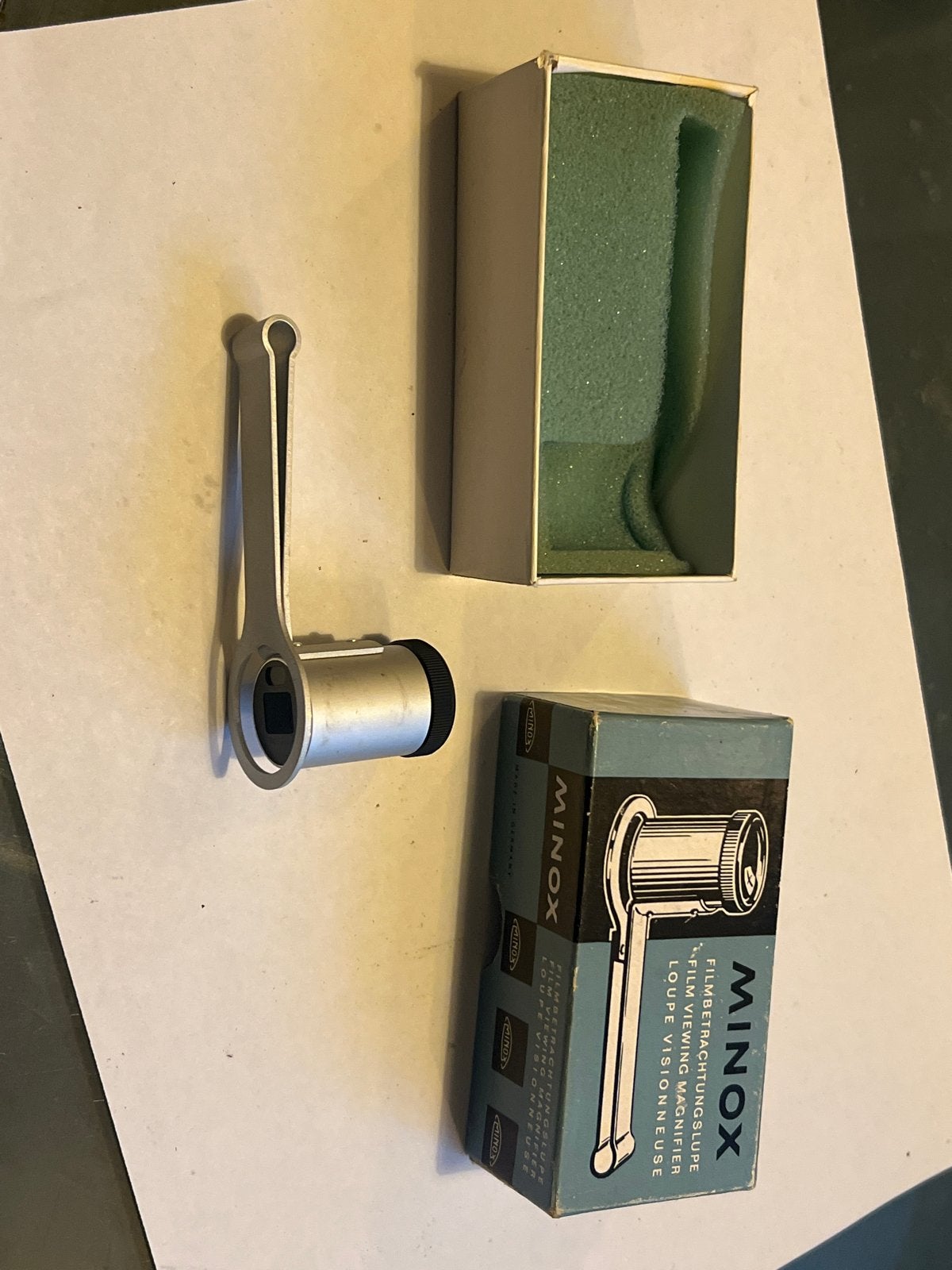Minox Film Viewing Loupe, Ophalen, Zo goed als nieuw, Minder dan 400x, Onderdelen of Toebehoren