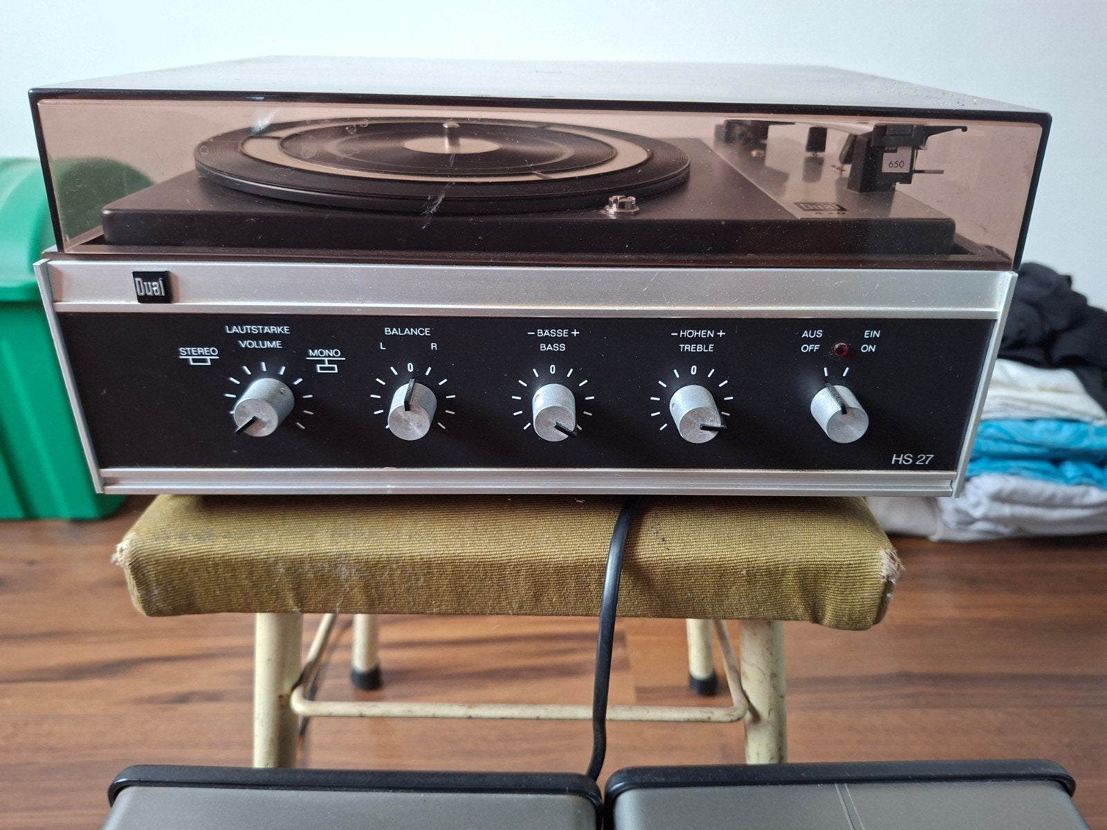 Dual HS 27 Platenspeler met speakers, Overige merken, Gebruikt, Speakers, Losse componenten
