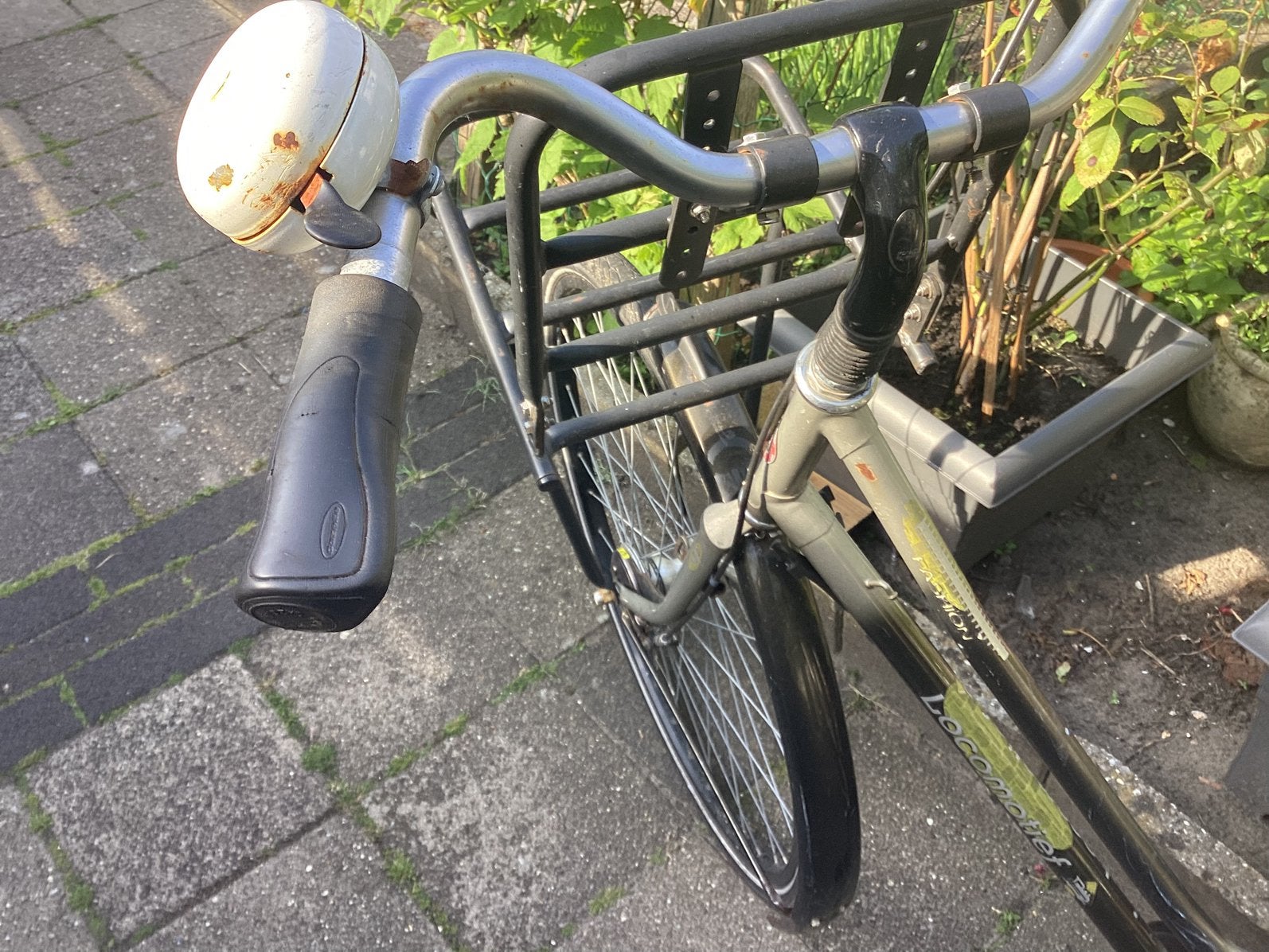 Omafiets damesfiets 28 inch terugtraprem voordrager, Fietsen en Brommers, Ophalen, Gebruikt, 53 tot 57 cm, Terugtraprem