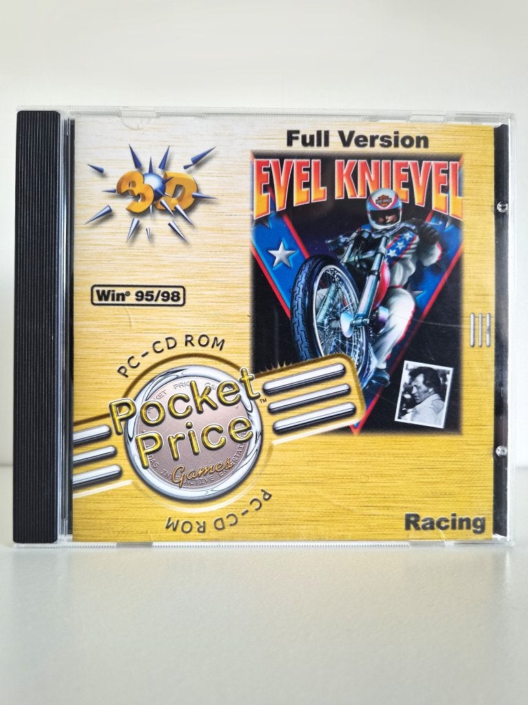 Evel Knievel - PC cd-rom, 1 speler, Racen en Vliegen, Ophalen of Verzenden, Zo goed als nieuw