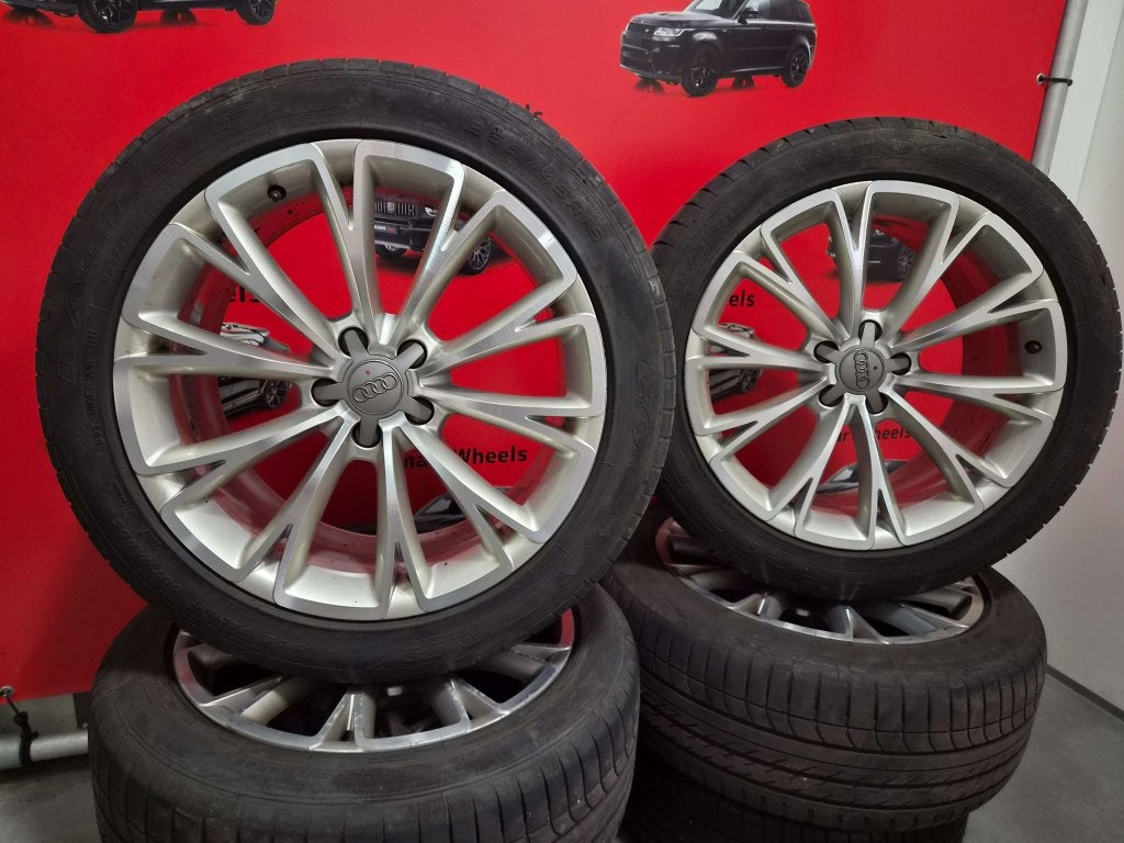 19 inch ORIGINEEL AUDI S-LINE A6 A7 A8 Q5 VELGEN EN BANDEN, 255 mm, Banden en Velgen, Niet ingevuld, Ophalen of Verzenden