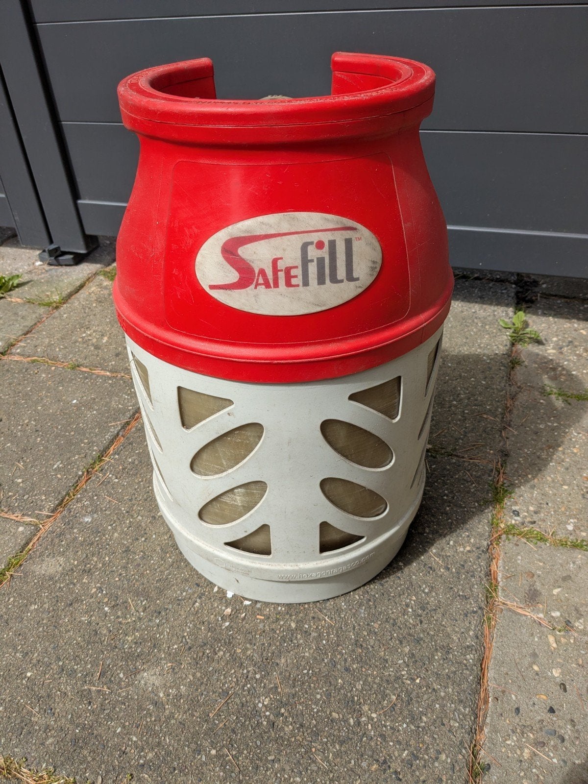 SafeFill LPG gasfles 10KG 18.2L, Ophalen of Verzenden, Gebruikt