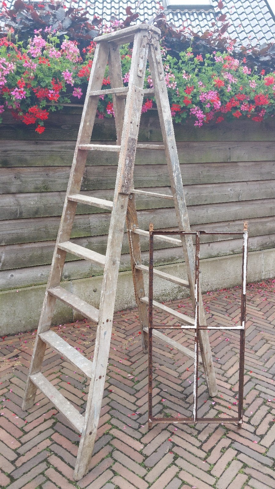 Sleetse oude trap en stalraam, Huis en Inrichting, Ophalen of Verzenden, Gebruikt