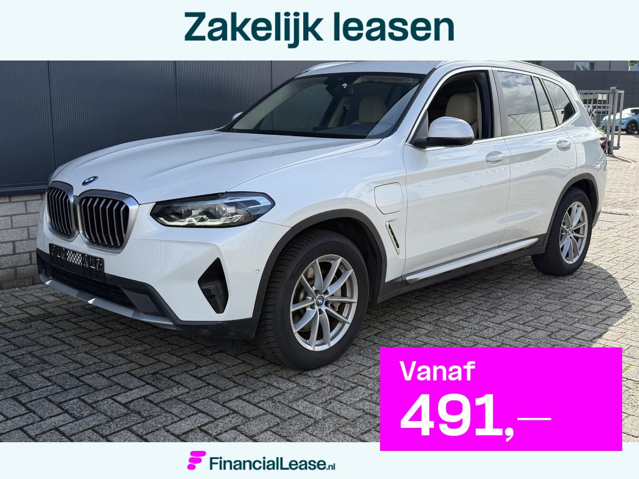 BMW X3 xDrive30e 18"/Leder/Dodehoek/Camera/Keyless/LED/Navig, 1998 cc, Gebruikt, 4 cilinders, 2000 kg