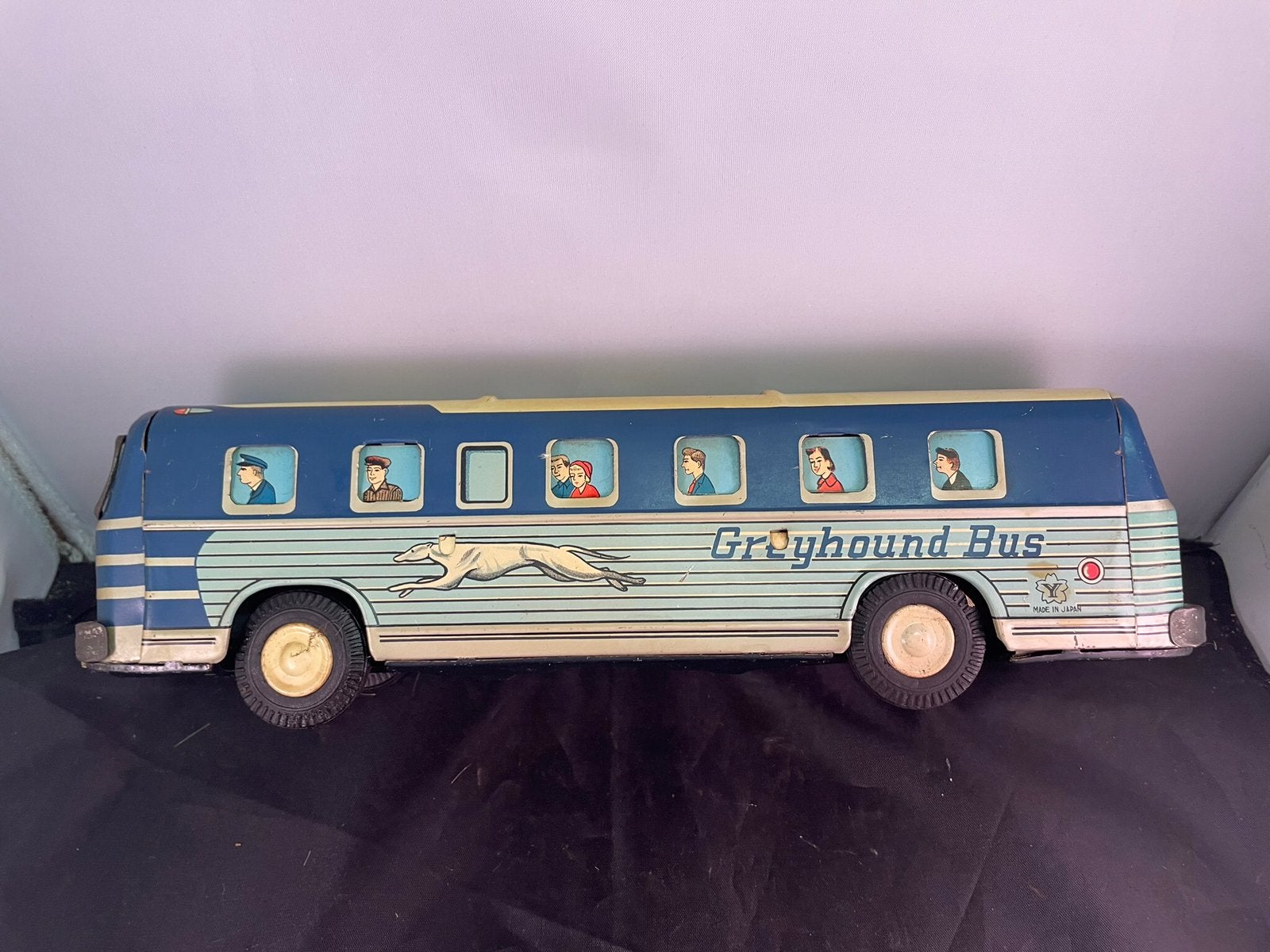 Blikken bus uit 1960, Antiek en Kunst, Antiek | Speelgoed, Ophalen of Verzenden