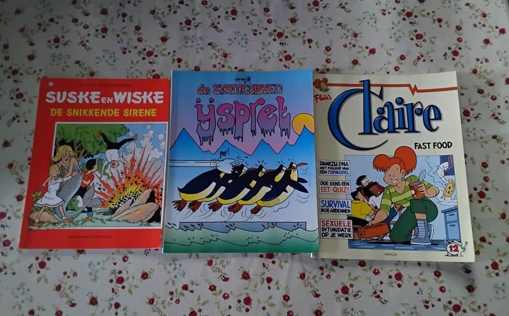 Suske en Wiske, De Stamgasten, Claire - Stripboeken, Boeken, Stripboeken, Meerdere stripboeken, Ophalen of Verzenden, Gelezen