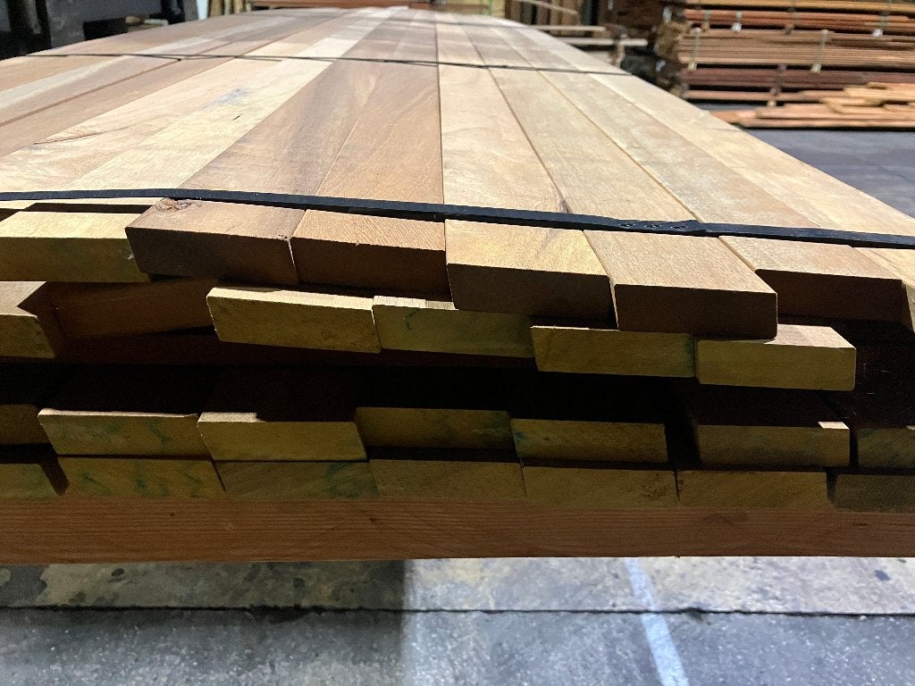 Planken-vlonderplanken-schutting-Hardhout/LouroPreto-20x70mm, Ophalen, Planken, Nieuw, Hardhout