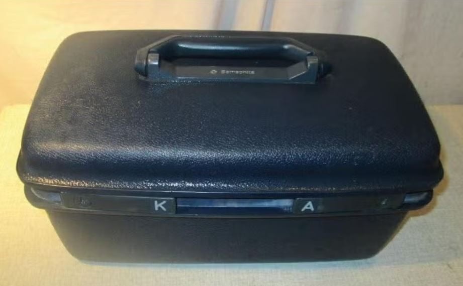 Zeer Mooie Beautycase van Samsonite, Blauw, Ophalen of Verzenden, Hardcase, Zo goed als nieuw