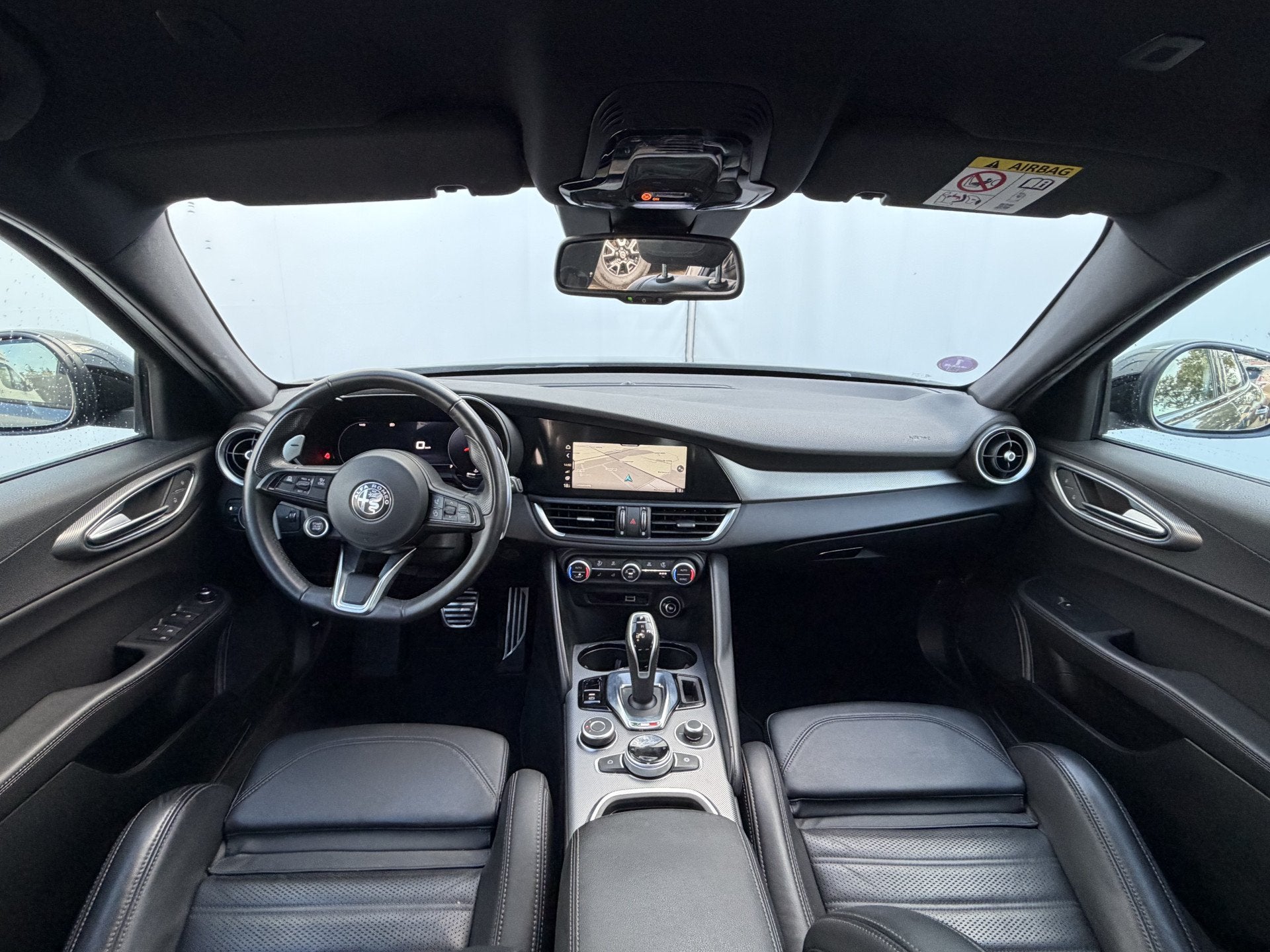 Alfa Romeo Giulia 2.0 T 281pk GME AWD Veloce Carplay Leer St, Auto's, 745 kg, Euro 6, Bedrijf, Vierwielaandrijving