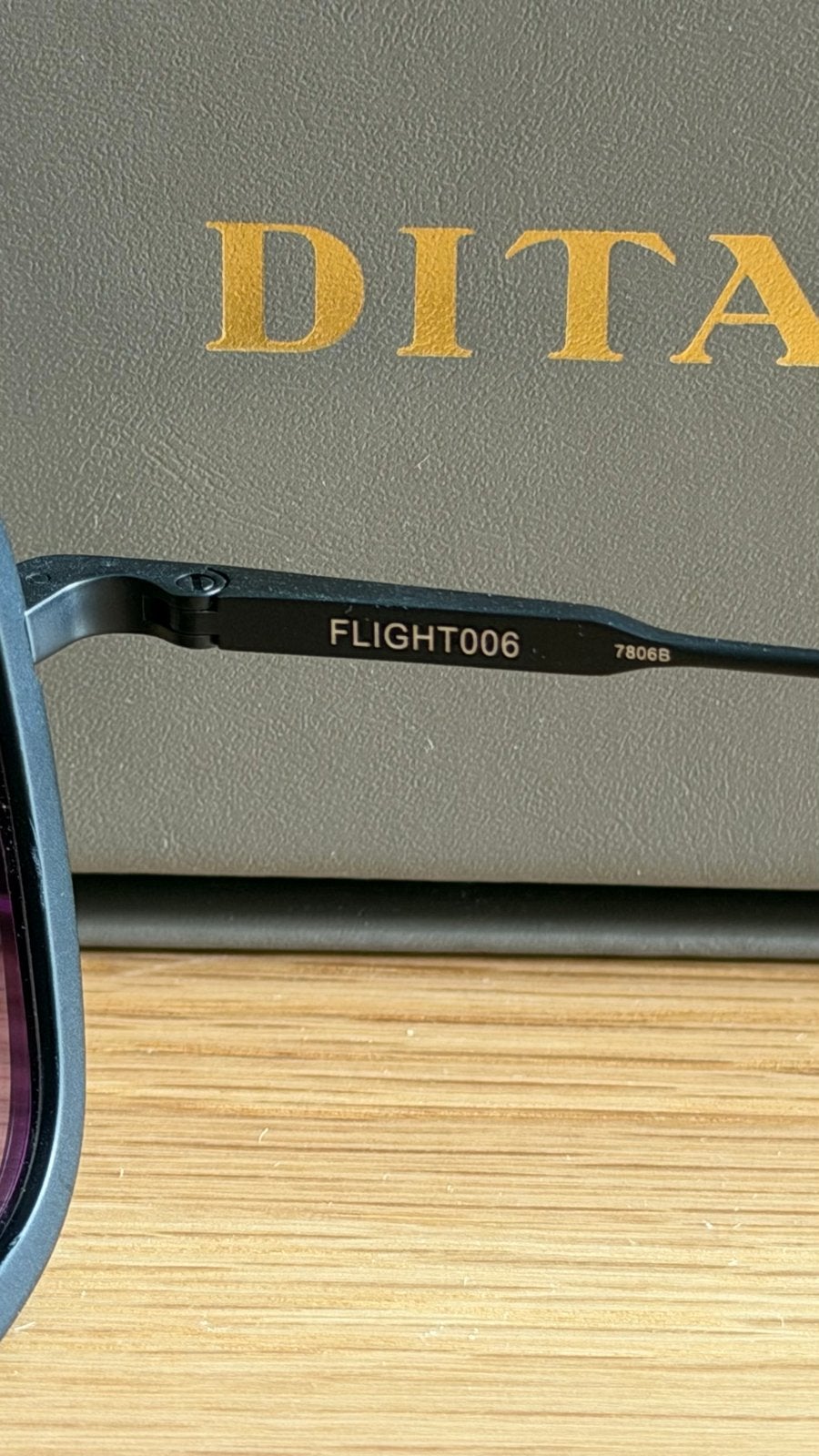 Dita Flight 006 Zonnebril Meerdere kleuren, Overige merken, Zonnebril, Zwart, Nieuw