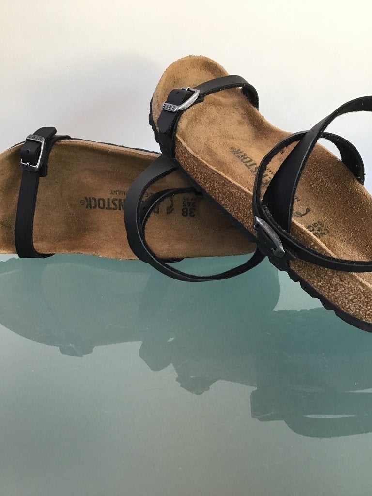 Birkenstock 38 | Daloa zwart sandalen | Gratis verzenden, Verzenden, Zwart, Sandalen of Muiltjes, Zo goed als nieuw