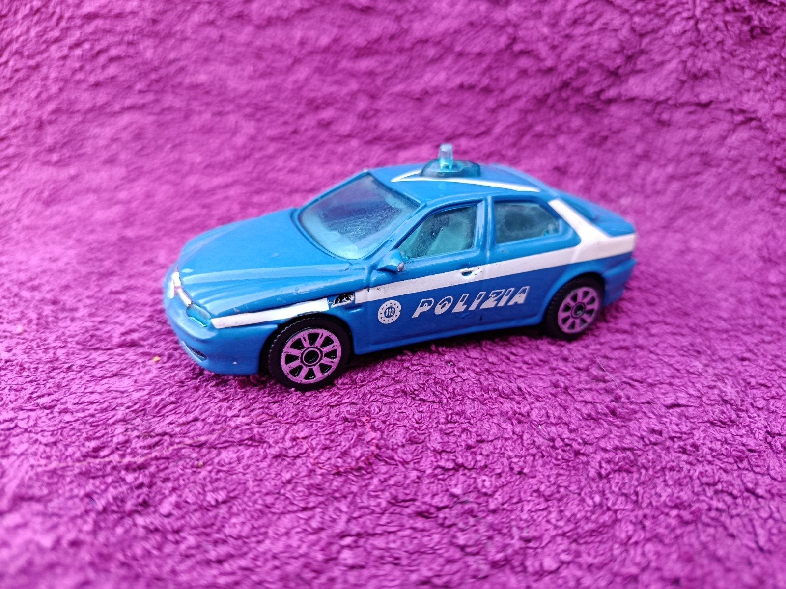 Alfa Romeo 156 Polizia modelauto, Ophalen