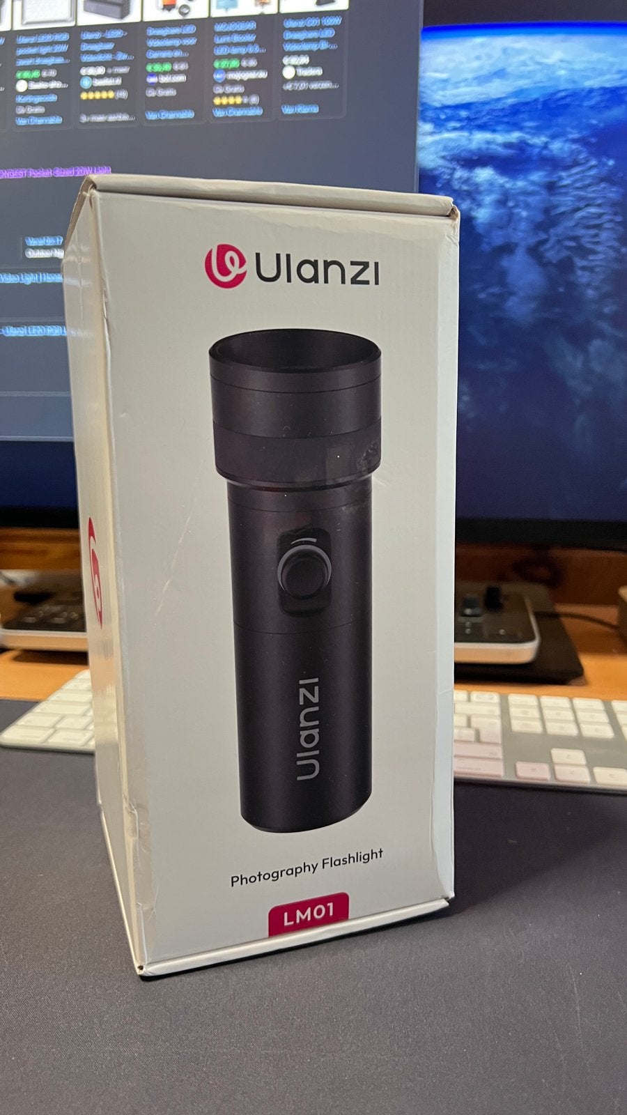 Ulanzi LM01 video fotografie Flashlight - nieuw, Ophalen of Verzenden, Zo goed als nieuw, LED-lamp, Inclusief accessoires