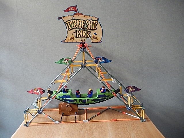 knex piraten schip in doos, Ophalen of Verzenden, Zo goed als nieuw, K'nex