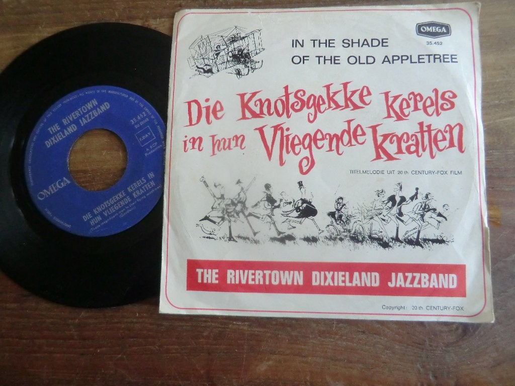 rivertown dixieland jazzband   die knotsgekke kerels in hun, Verzenden, Gebruikt, 7 inch, Levenslied of Smartlap
