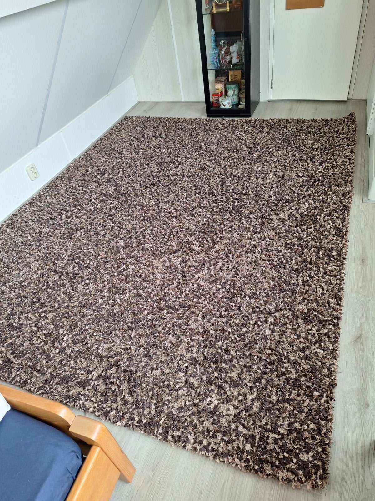 Brinker Carpets Jennifer Vloerkleed - 200x250 cm - Stone, Ophalen, Modern, Shaggy, 200 cm of meer, Beige