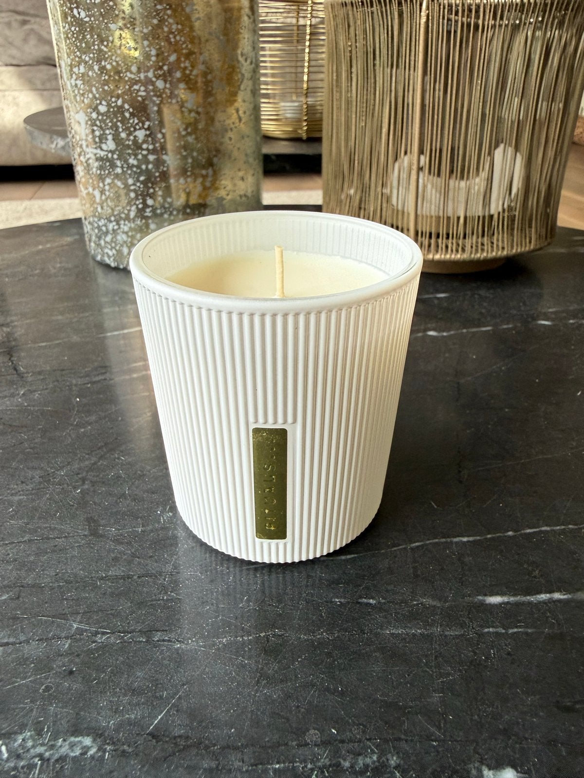 Rituals The Ritual of Karma Geurkaars 140gr, Wit, Nieuw, Ophalen of Verzenden, Glas