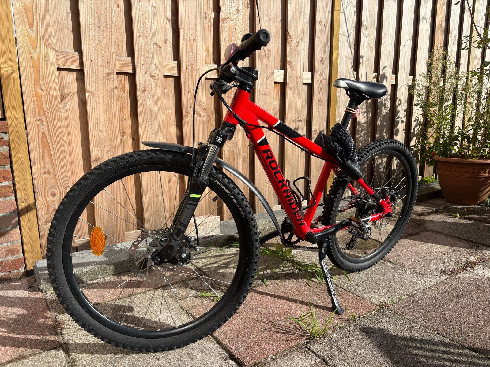 Mountainbike 24 inch Rockrider ST 900 met schijfremmen, Gebruikt, Hardtail, Heren, Schijfrem