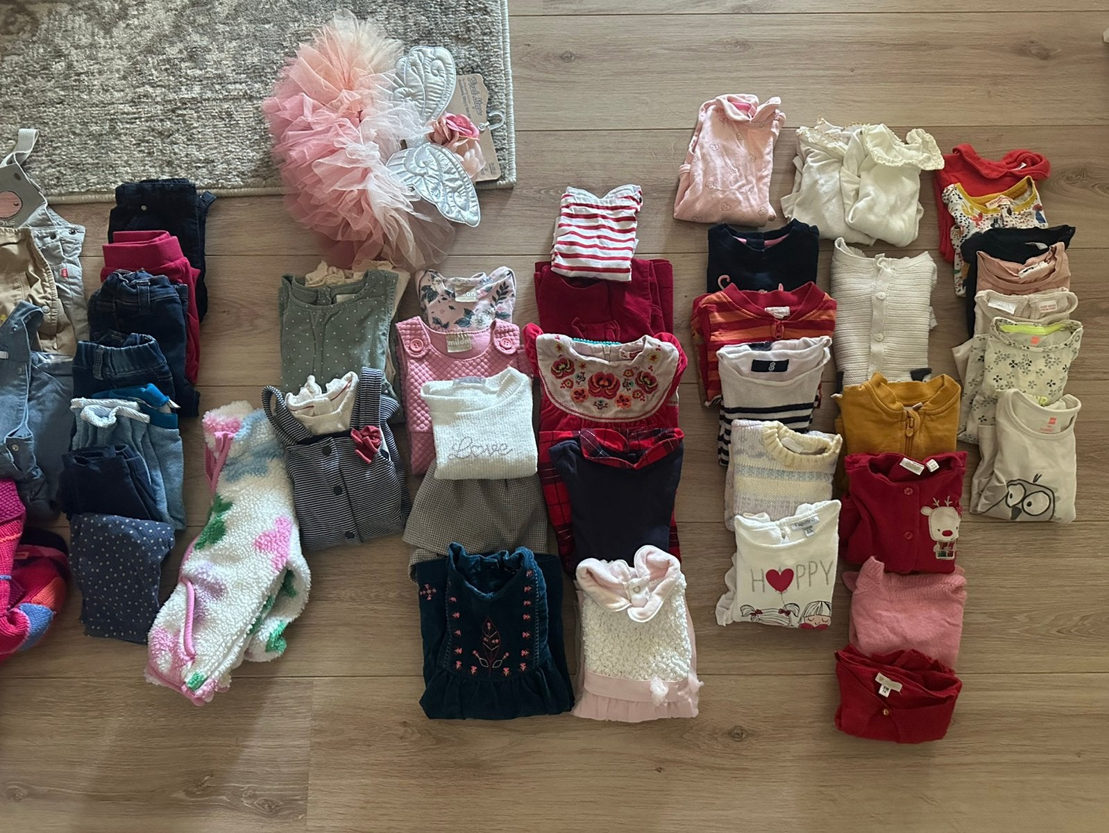 Super Groot Kledingpakket 57 stuks winter Meisje 3mnd/1 jaar, Ophalen of Verzenden, Zo goed als nieuw