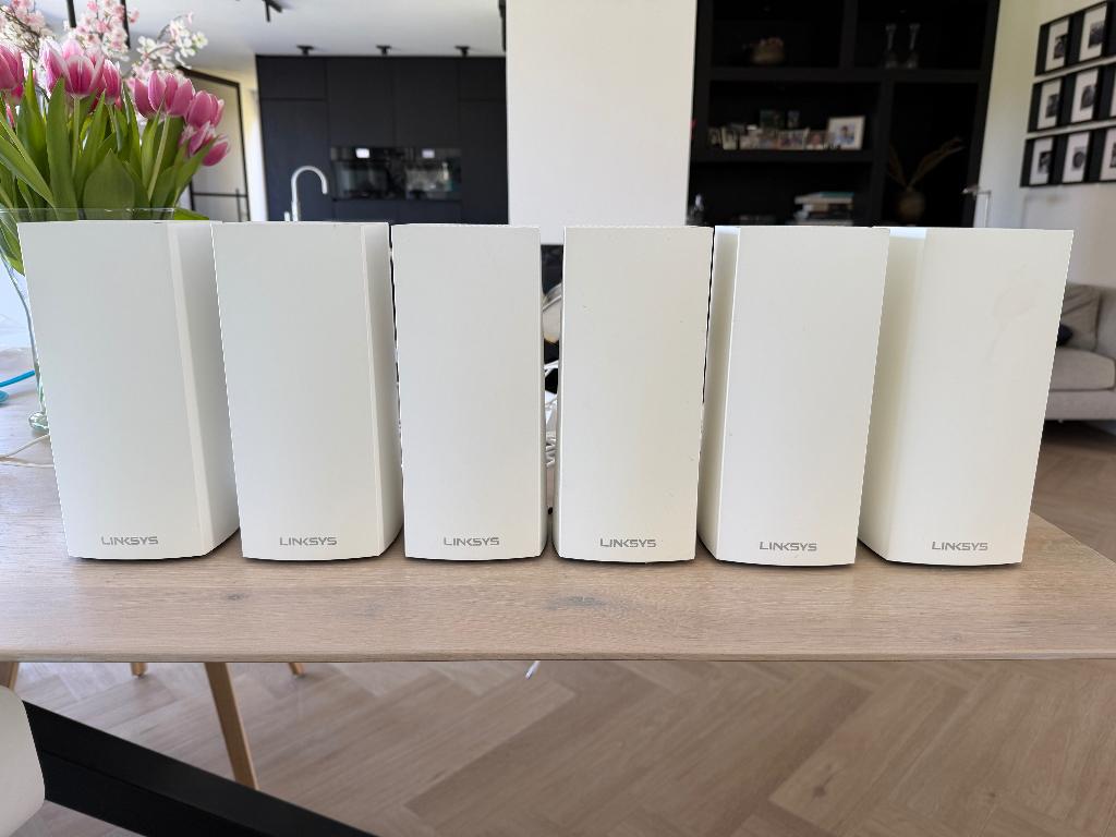Linksys MX5300 Velop Multiroom Mesh WiFi 6 - 6 mesh nodes, Computers en Software, WiFi-versterkers, Gebruikt, Ophalen