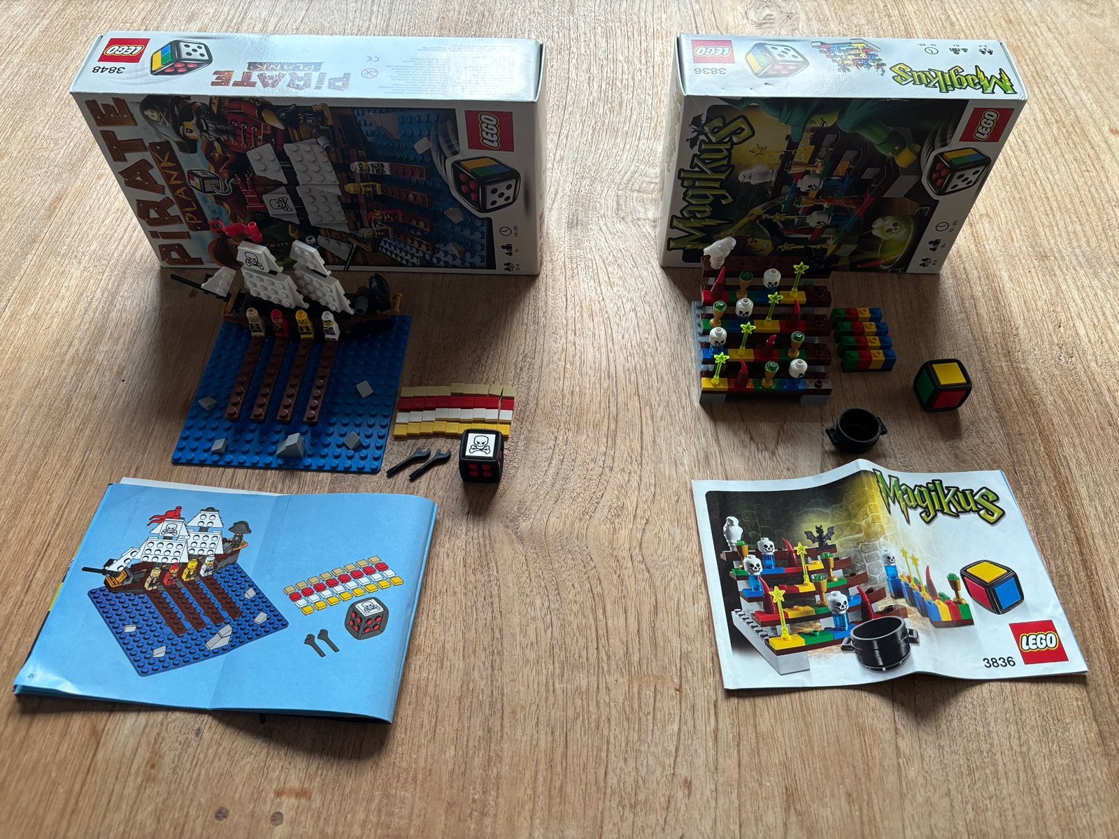 Lego Magikus (3836) & Lego Pirate Plank (3848), Ophalen of Verzenden, Zo goed als nieuw