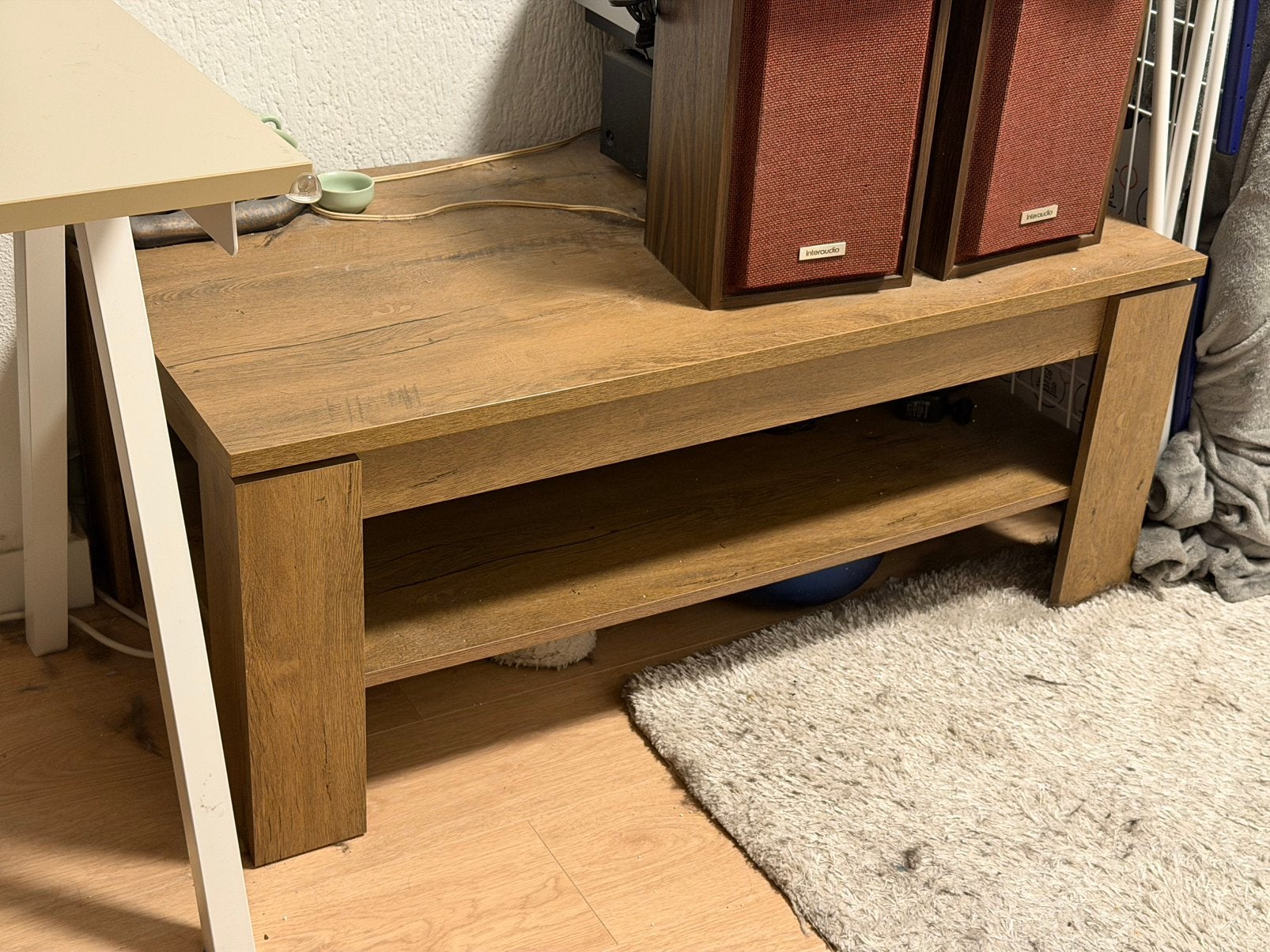 IKEA salontafel bruin hout / salon table wood 110x60x45 cm, Ophalen, Zo goed als nieuw