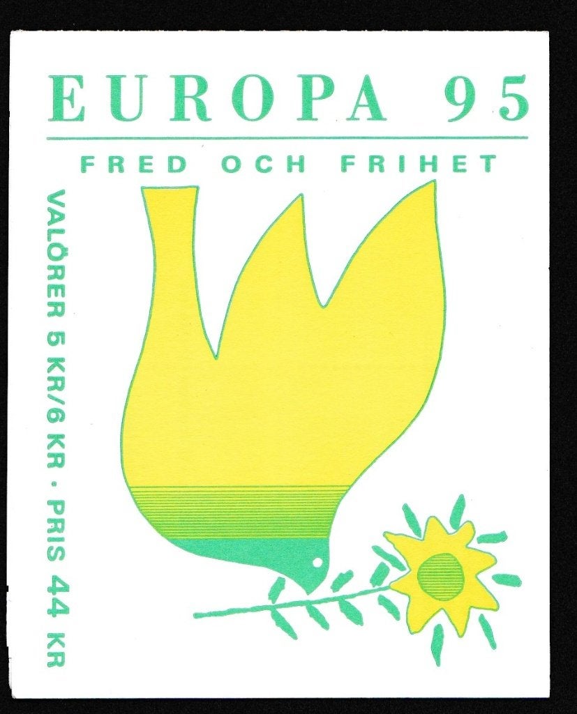 nr.95 - CEPT. boekje Zweden 1995, Ophalen of Verzenden, Overige landen, Postfris