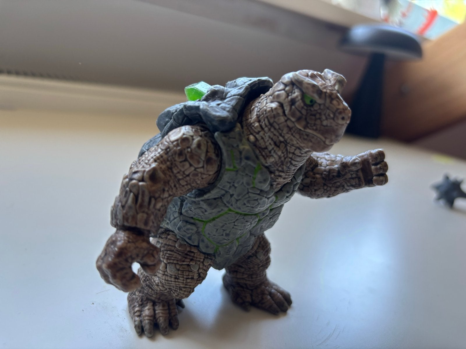 Schleich Eldrador Creatures Schildpad met wapen, Ophalen, Zo goed als nieuw, Jongen of Meisje