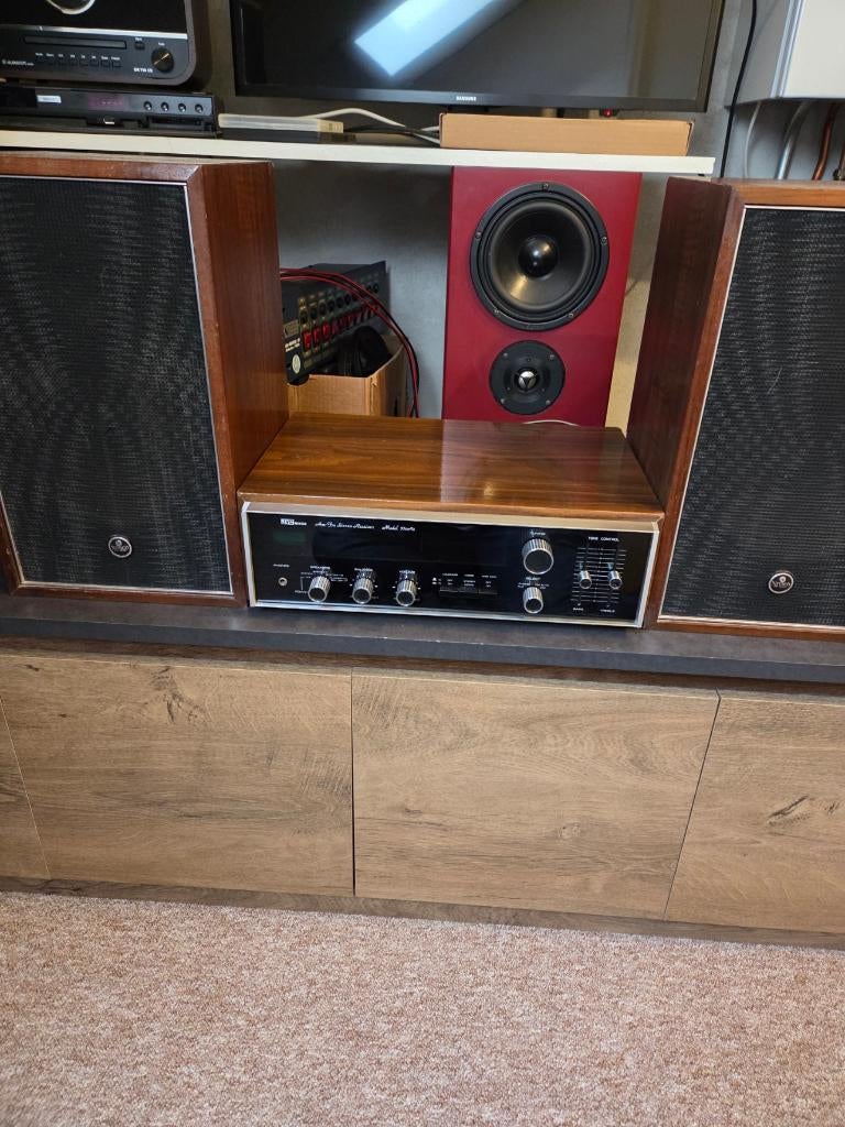 JVC NIVICO 5500U receiver met originele speakers (1972), Ophalen, JVC, Losse componenten, Zo goed als nieuw