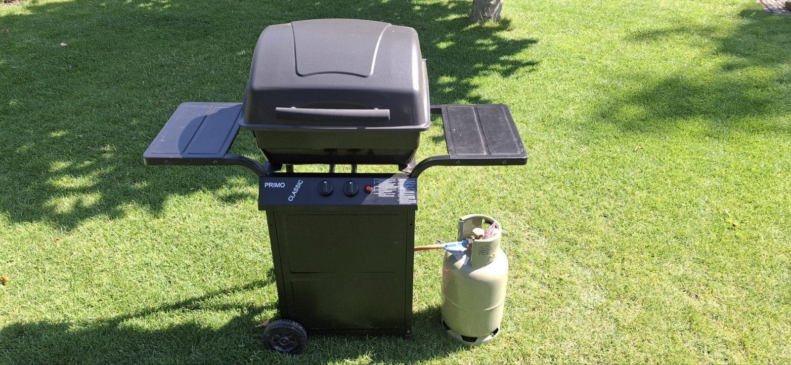 Primo Classic gasbarbecue met zijtafels, Ophalen of Verzenden, Gebruikt, Primo Classic